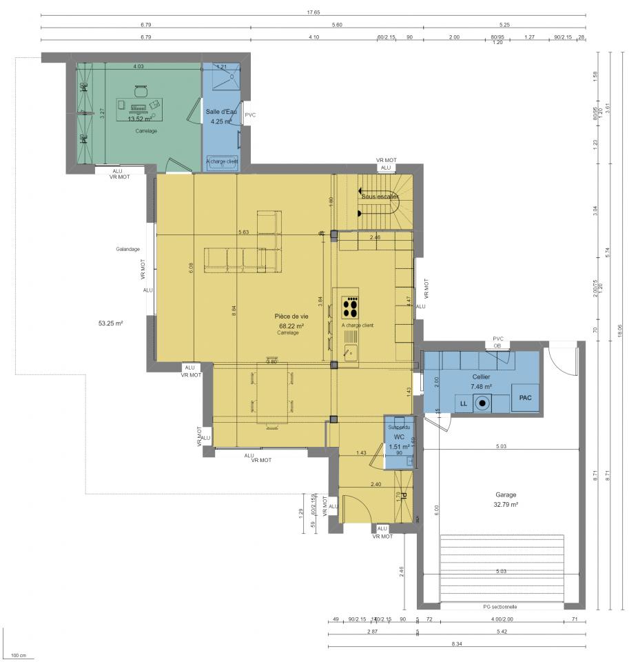 rez de chaussée avant projet sur mesure