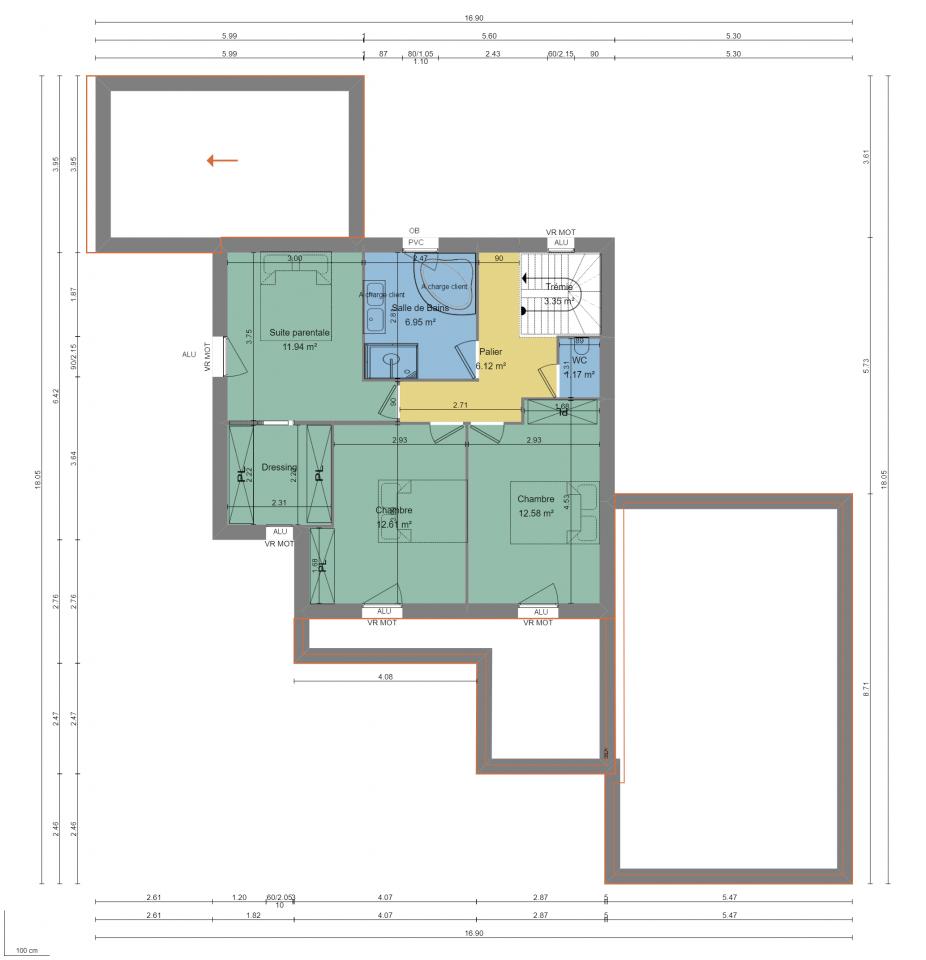 étage avant projet sur mesure