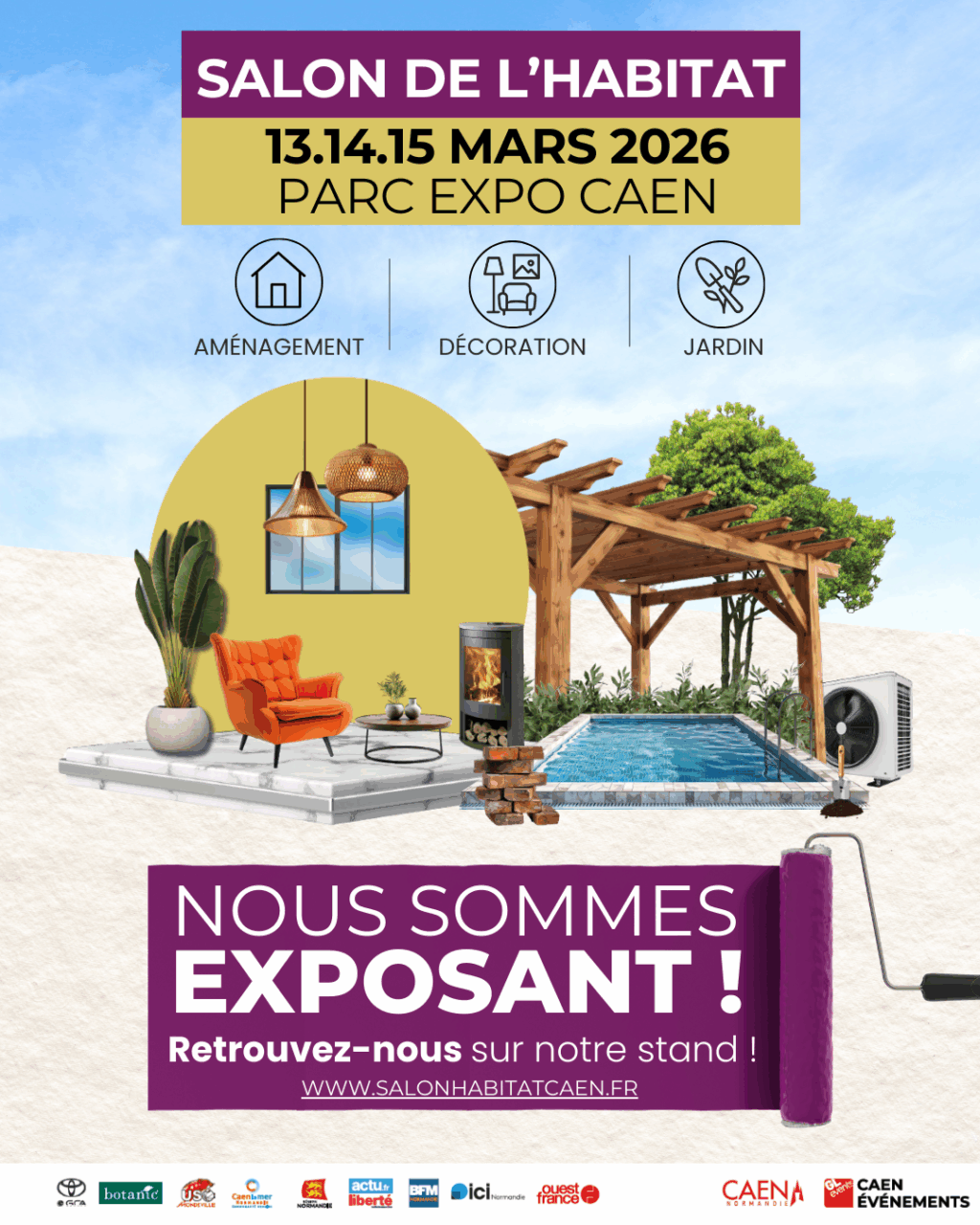 Salon de l'Habitat de Caen du 13 au 15 mars 2026 ! – Maisons Balency