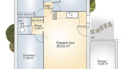 Opale GA 73 P Tradition 2557-269352_plan-maison-opale-ga-73-p-tradition.jpg - Maisons Balency