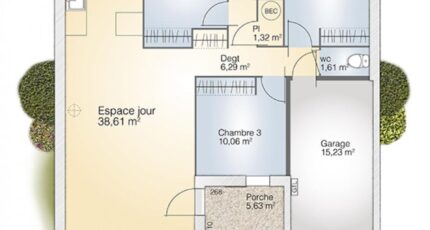 Opale G 83 P Elégance 2577-269932_plan-maison-opale-g-83-p-elegance.jpg - Maisons Balency