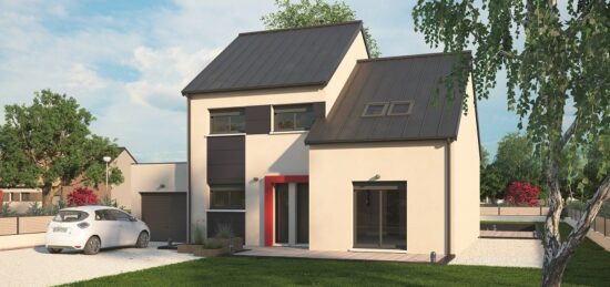 Plan de maison Surface terrain 139 m2 - 6 pièces - 4  chambres -  avec garage 