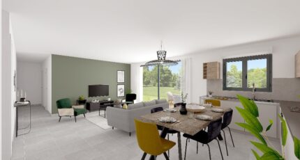 Plain-pied GA 4 ch _ CELLIER XL + GARAGE SUITE PARENTALE 32177-4586modele820210611RWFx0.jpeg - Maisons Balency