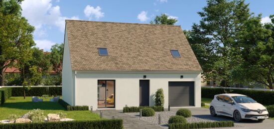 Maison neuve à La Haye-Malherbe, Normandie
