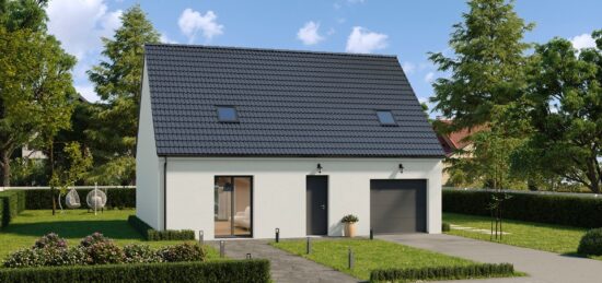 Maison neuve à Beaumont-le-Roger, Normandie