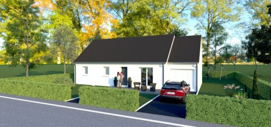 Maison neuve à Morgny-la-Pommeraye, Normandie