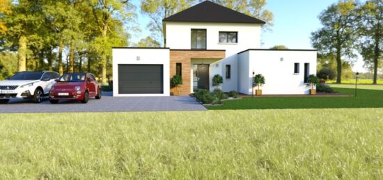 Maison neuve à Boos, Normandie
