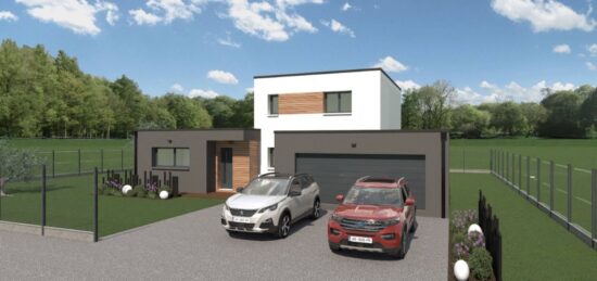 Maison neuve à Boos, Normandie
