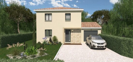 Maison neuve à Blauzac, Occitanie