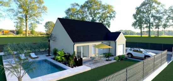 Maison neuve à Frichemesnil, Normandie