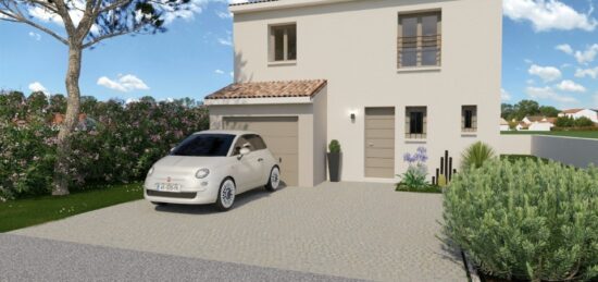 Maison neuve à Sauzet, Occitanie