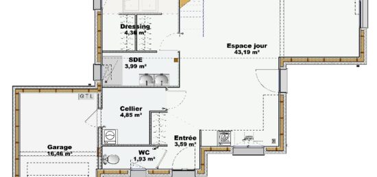 Maison neuve à , Eure-et-Loir