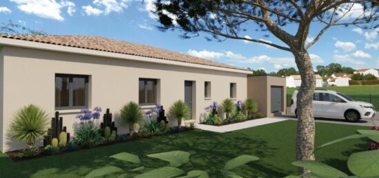 Maison neuve à Lirac, Occitanie