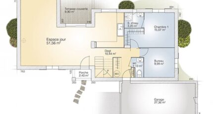 Teyran Maison neuve - 2181590-269164_plan-maison-aigue-marine-145-elegance-rdc.jpg Maisons Balency
