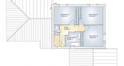 Teyran Maison neuve - 2181590-269165_plan-maison-aigue-marine-145-elegance-etage.jpg Maisons Balency