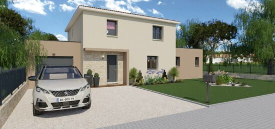 Maison neuve à Aubais, Occitanie