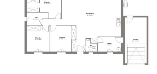 Maison neuve à , Gard