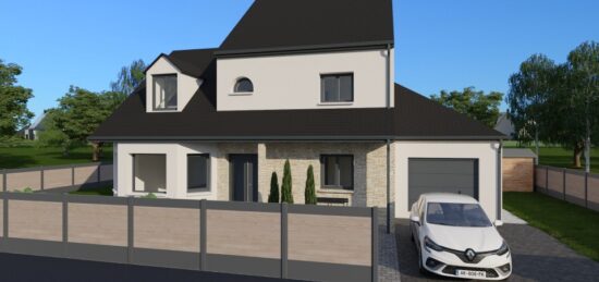 Maison neuve à Vaucourtois, Île-de-France