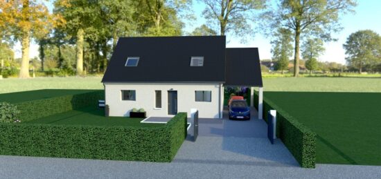 Maison neuve à Louviers, Normandie