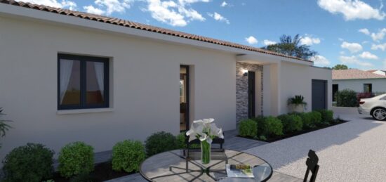 Maison neuve à Lirac, Occitanie