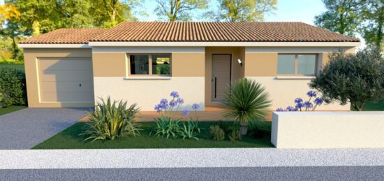 Maison neuve à Rigarda, Occitanie