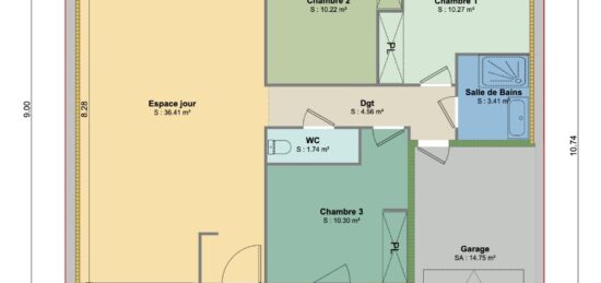 Maison neuve à , Seine-Maritime