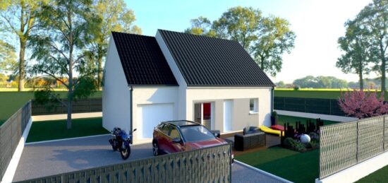 Maison neuve à Incarville, Normandie