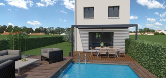 Maison neuve à Vailhauquès, Occitanie