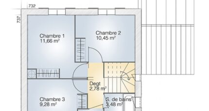 Bédarieux Maison neuve - 2351804-269181_plan-maison-jade-ga-81-elegance-etage.jpg Maisons Balency
