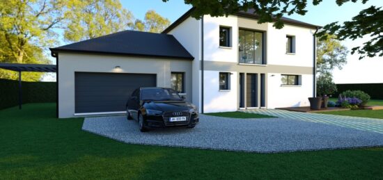 Maison neuve à Manerbe, Normandie