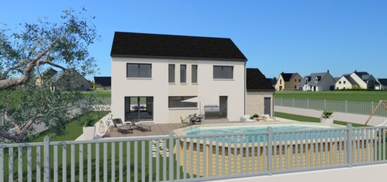 Maison neuve à Hondevilliers, Île-de-France