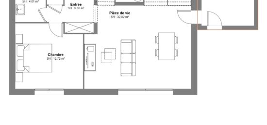 Maison neuve à , Gard