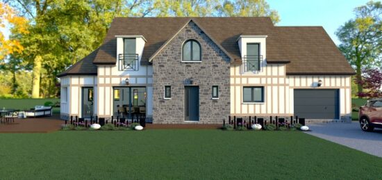 Maison neuve à Fécamp, Normandie