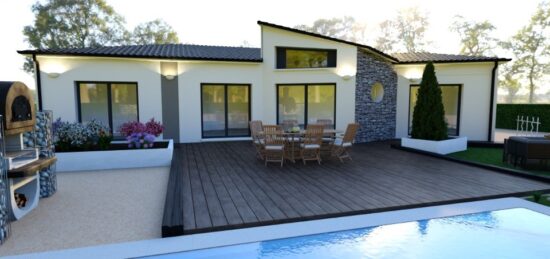 Maison neuve à Jumelles, Normandie