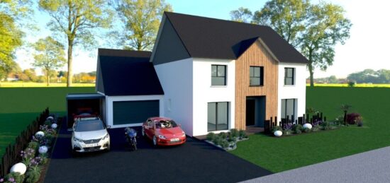 Maison neuve à Ymare, Normandie