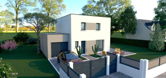 Maison neuve à Bacqueville, Normandie