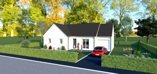 Maison neuve à Ménesqueville, Normandie