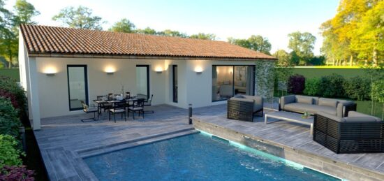 Maison neuve à Estagel, Occitanie