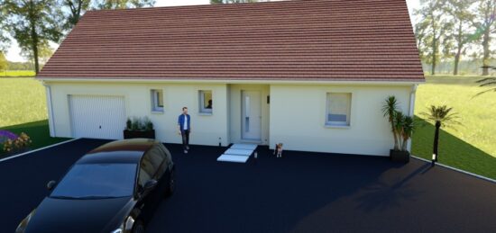 Maison neuve à Bouafles, Normandie