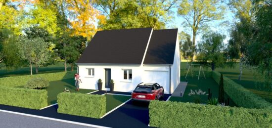 Maison neuve à Port-Mort, Normandie