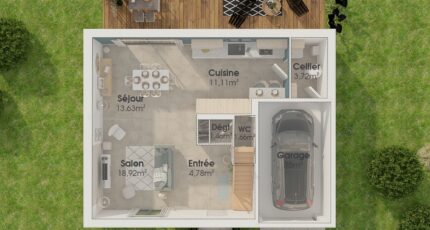 Saint-Fargeau-Ponthierry Maison neuve - 2388196-4586modele620210617p9CyV.jpeg Maisons Balency