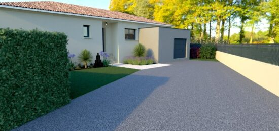 Maison neuve à Saint-Siffret, Occitanie