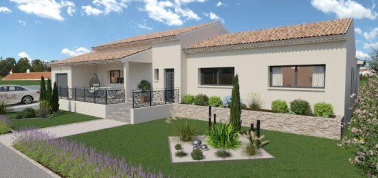 Maison neuve à Saint-Quentin-la-Poterie, Occitanie