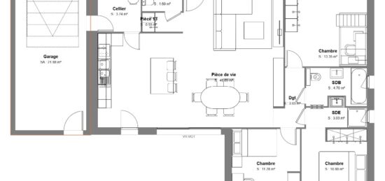 Maison neuve à , Gard