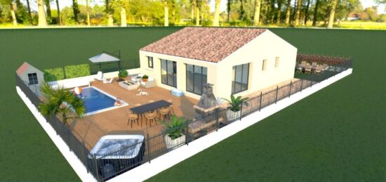 Maison neuve à Saint-Thibéry, Occitanie