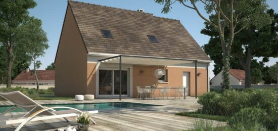 Maison neuve à Tourville-la-Campagne, Normandie