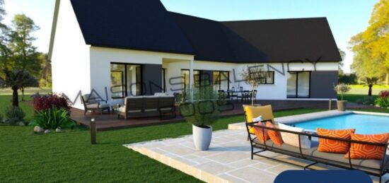 Maison neuve à Ymare, Normandie