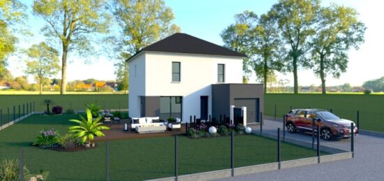 Maison neuve à Pîtres, Normandie