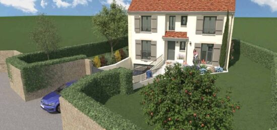 Maison neuve à Bazainville, Île-de-France