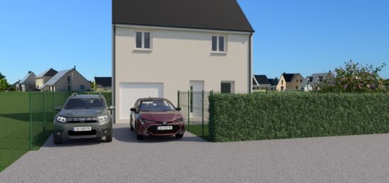 Maison neuve à Angerville-la-Campagne, Normandie